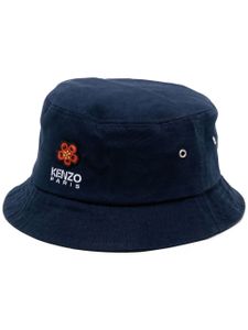 Kenzo bob à logo brodé - Bleu