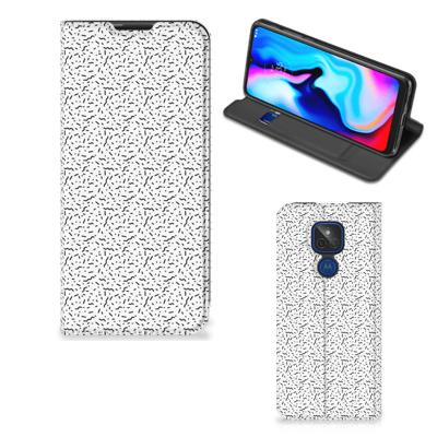 Motorola Moto G9 Play | Hoesje met Magneet | Stripes Dots