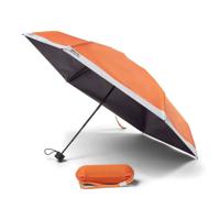 Copenhagen Design - Paraplu Compact in Reistas - Orange 021 - Polyester - Oranje - thumbnail