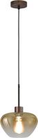 Masterlight HanglampGenua bruin met goud glas Ø 24cm - 2970-15-15-24