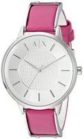 Horlogeband Armani Exchange AX5322 Leder Roze 16mm