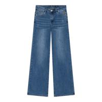 Indian Blue Jeans Meisjes jeans broek wide fit - Licht blauw denim