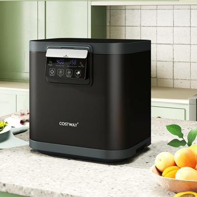 4L Elektrische Compostbak voor Keuken Slimme Afvalbak voor op het Aanrecht Zelfreinigend LED-Display Compostbak voor Binnen Buiten