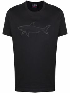 Paul & Shark t-shirt à logo imprimé - Noir