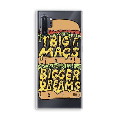 Big Macs Bigger Dreams: Samsung Galaxy Note 10 Plus Transparant Hoesje