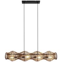 ECO-Light BAMBOO 9510 S4-D BA Hanglamp E27 Bamboe, Bruin - thumbnail