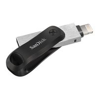 SanDisk SDIX60N-128G-GN6NE USB flash drive 128 GB 3.2 Gen 1 (3.1 Gen 1) Grijs, Zilver - thumbnail