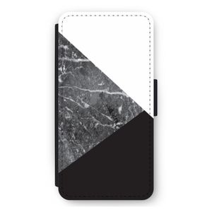 Combinatie marmer: iPhone 12 Pro Max Flip Hoesje