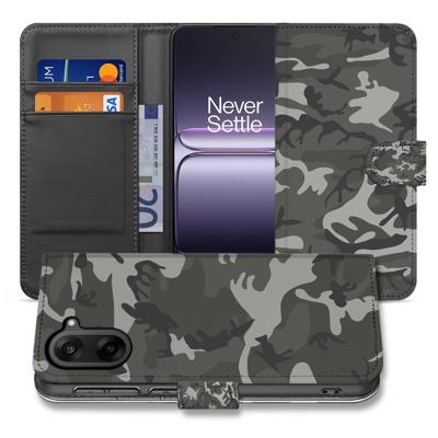 OnePlus Nord CE 5 | Bookcase | Hoesje met Army Light Camouflage Design