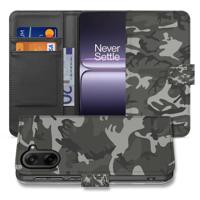 OnePlus Nord CE 5 | Bookcase | Hoesje met Army Light Camouflage Design