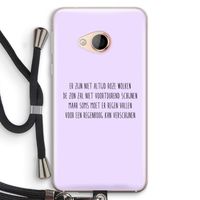 Regenboog: HTC U Play Transparant Hoesje met koord