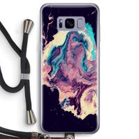 Cosmic Silence: Samsung Galaxy S8 Transparant Hoesje met koord