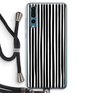 Stripes: Huawei P20 Pro Transparant Hoesje met koord