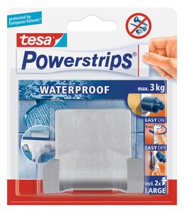 Powerstrips haken waterproof Tesa 2 stuks - Handdoekhaakjes