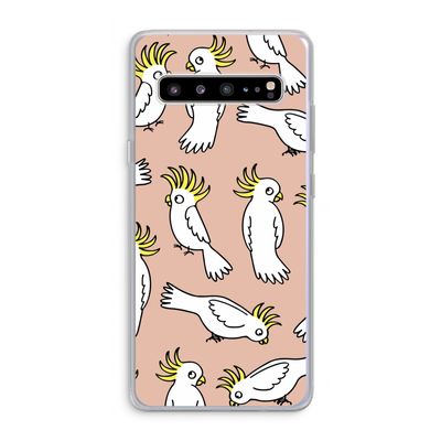 Papegaai: Samsung Galaxy S10 5G Transparant Hoesje