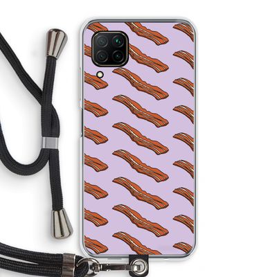 Bacon to my eggs #2: Huawei P40 Lite Transparant Hoesje met koord