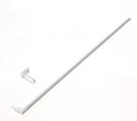 Duco stangbediening lengte RAL9010 (wit) (B) 750mm