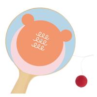 Classic World houten racket met bal aan koord