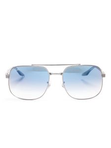 Ray-Ban lunettes de soleil à monture oversize - Argent