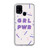 GRL PWR: Samsung Galaxy M31 Transparant Hoesje