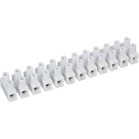 TRU COMPONENTS Kroonsteen Flexibel: 2.5-6 mm² Massief: 2.5-6 mm² Aantal polen: 12 Wit 1 stuk(s) - thumbnail