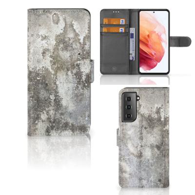 Samsung Galaxy S21 | Bookcase | Beton Print