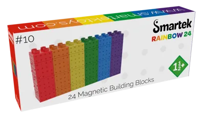 Smartek magnetische blokken - 24 stuks