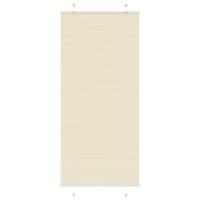VidaXL Plissé rolgordijn 95x200 cm stofbreedte 94,4 cm polyester crème