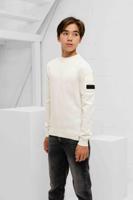 Malelions Knitted Pocket Sweater Kids Gebroken Wit - Maat 164 - Kleur: Gebroken Wit | Soccerfanshop
