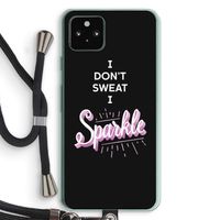 Sparkle quote: Pixel 5a 5G Transparant Hoesje met koord