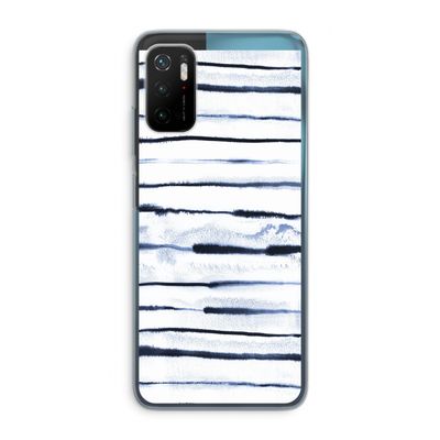 Ink Stripes: Xiaomi Poco M3 Pro 5G Transparant Hoesje