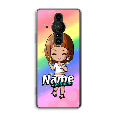 Chibi Maker vrouw: Sony Xperia Pro-I Transparant Hoesje
