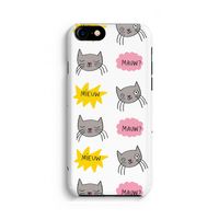 Meow: Volledig geprint iPhone SE 2020 Hoesje