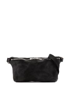 Guidi sac à bandoulière en cuir - Noir