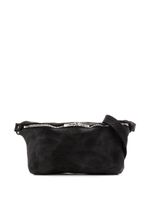 Guidi sac à bandoulière en cuir - Noir