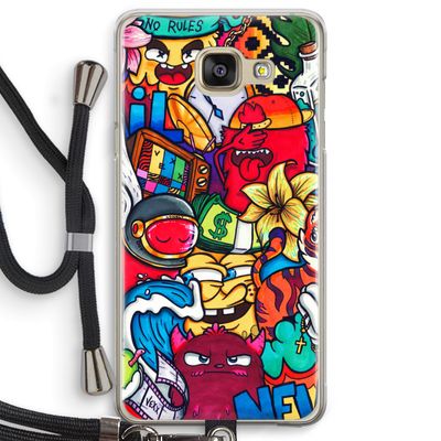 No Rules: Samsung Galaxy A5 (2016) Transparant Hoesje met koord