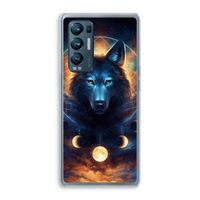 Wolf Dreamcatcher: Oppo Find X3 Neo Transparant Hoesje