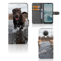 Nokia G10 | G20 Telefoonhoesje met Pasjes Honden Labrador - thumbnail