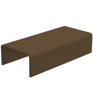 Canalit CS25 KS B koppelstuk 25X13 Systeem 25 bruin