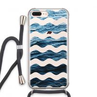 Oceaan: iPhone 8 Plus Transparant Hoesje met koord Oceaan: iPhone 8 Plus Transparant Hoesje met koord