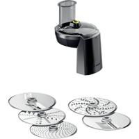 Bosch VeggieLove Set für Bosch Küchenmaschine Serie 6 und 8 Hakmachine Zwart, Transparant