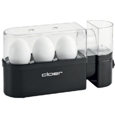 Cloer 6020 eierkoker 3 eieren 300 W Zwart