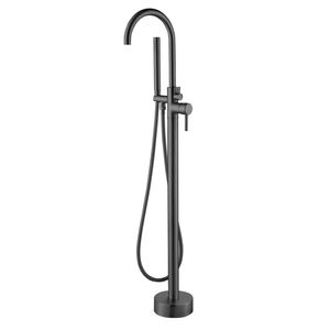 Vrijstaande Badmengkraan Best Design Moya 120 cm met Handdouche Gunmetal