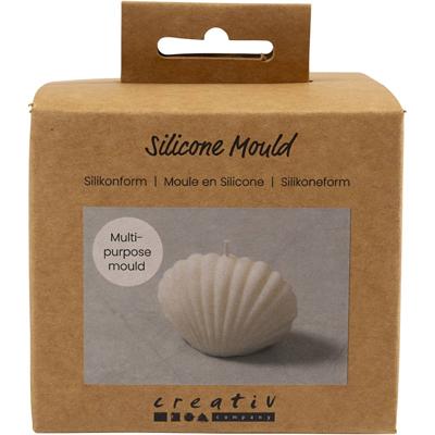Creativ Company Siliconen vorm, mossel, h: 6 cm, l: 9 cm, b: 5 cm, 1 stuk