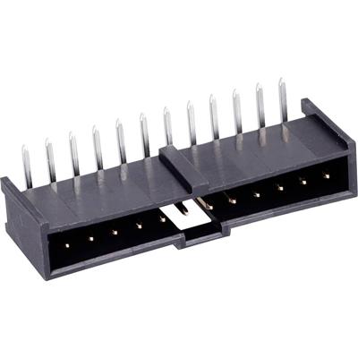 Molex 901362212 Male header, inbouw (standaard) Totaal aantal polen: 12 Inhoud: 1 stuk(s) Tray
