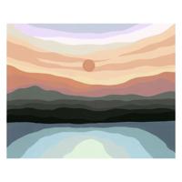 Ravensburger Creart schilderen op nummer - minimalistisch landschap Ravensburger Creart schilderen op nummer - minimalistisch landschap