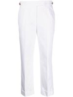 Thom Browne pantalon de tailleur à coupe courte - Blanc