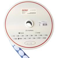 FASTECH® T01035000003C1 Klittenband punt Om vast te plakken Hotmelt Haakdeel (Ø) 35 mm Wit 1 stuk(s)