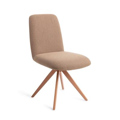 Jesper Home Eetkamerstoel 'Taiwa' Draaibaar, Turn Peach, kleur Whisper Wheat