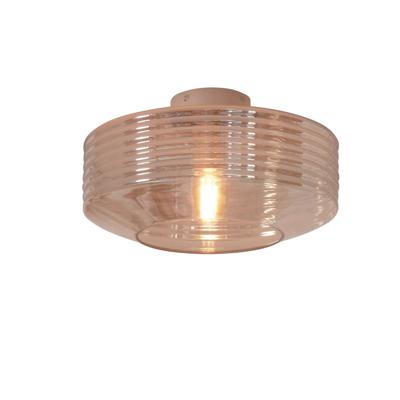 Plafondlamp glas Verona - amber